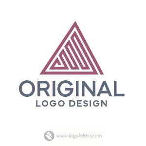Premade Growth Triangle Logo Design with Exclusive Rights