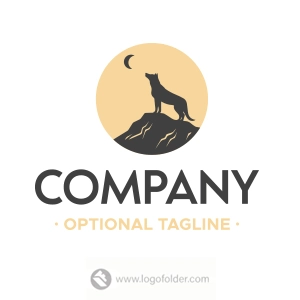 Premade Wolf Logo Design with Exclusive Rights